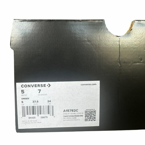 ⭐Converse Chuck Taylor Lift Platform Pride Sz 5 Men's Shoes Leopard A15782C ⭐ - Picture 8 of 11